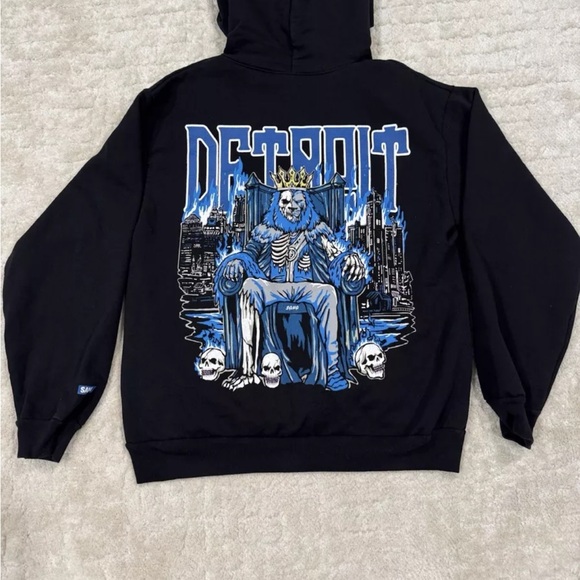 Sana Detroit - Detroit Lions King of the North Hoodie